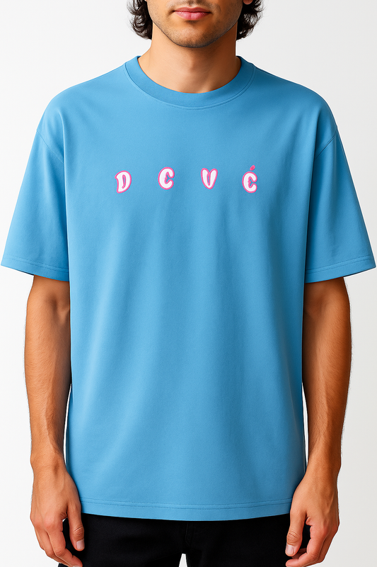 Candy Blue Oversized Tshirt | DEVÉ