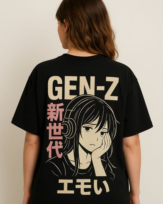 Cute Girl Oversized Tshirt